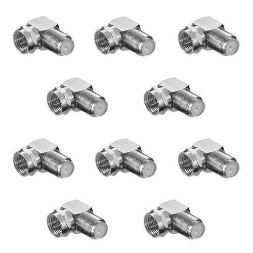10x stecker f buchse - -, f-buchse