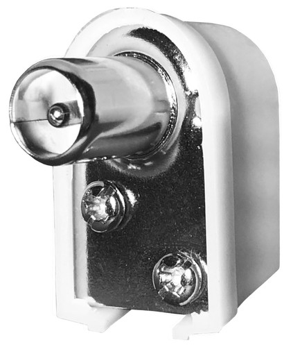 Koax winkel stecker - stecker, 90°