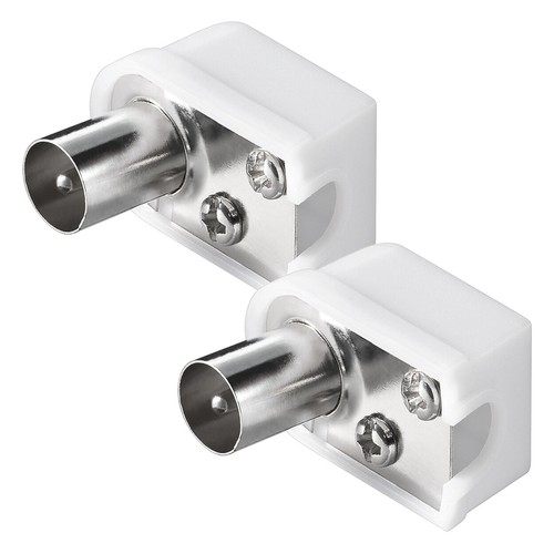 Antennenstecker koax - 2x, 90°